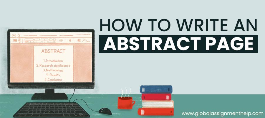 How to Write an Abstract Page?