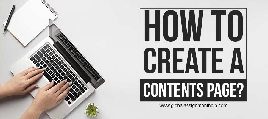 How to Create a Contents Page?